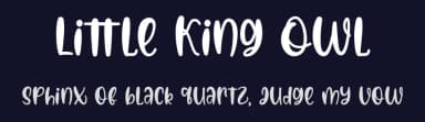 Little King Owl by Letter Art Studio — Script Handwritten Font — thumbnail 2