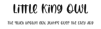 Little King Owl by Letter Art Studio — Script Handwritten Font — thumbnail 1
