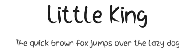 Little King by Morning Time Studio — Script Handwritten Font
