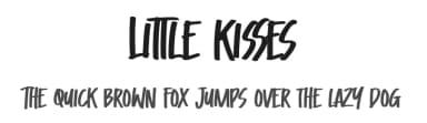 Little Kisses by Gassstype — Script Handwritten Font — thumbnail 1