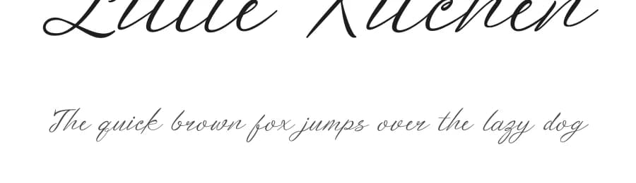 Little Kitchen by Ayudia Creative — Script Handwritten Font