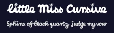 Little Miss Cursive by KiddieFonts — Script Handwritten Font — thumbnail 2
