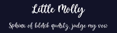 Little Molly by Jimtype Studio — Script Handwritten Font — thumbnail 2