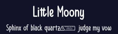 Little Moony by Kong Font — Script Handwritten Font — thumbnail 2