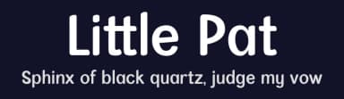 Little Pat by Sawarna Studio — Script Handwritten Font — thumbnail 2