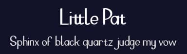 Little Pat by Sawarna Studio — Script Handwritten Font — thumbnail 2