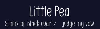 Little Pea by Creative Media Lab — Script Handwritten Font — thumbnail 2