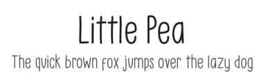 Little Pea by Creative Media Lab — Script Handwritten Font — thumbnail 1