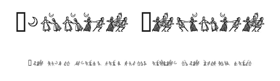 Little People by Emerald City Fontwerks — Dingbats Font