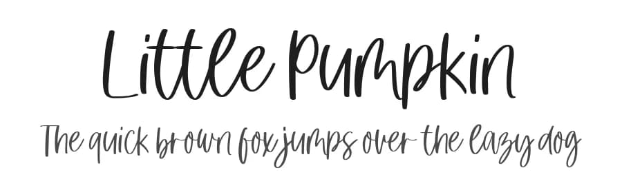 Little Pumpkin by Fikryal studio — Script Handwritten Font