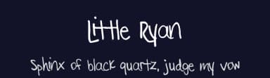 Little Ryan by Dirt2.com - SickCapital — Script Handwritten Font — thumbnail 2