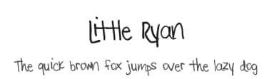 Little Ryan by Dirt2.com - SickCapital — Script Handwritten Font — thumbnail 1