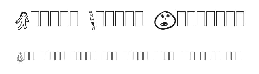 Little Sister Dingbats by GregoryFonts — Dingbats Font