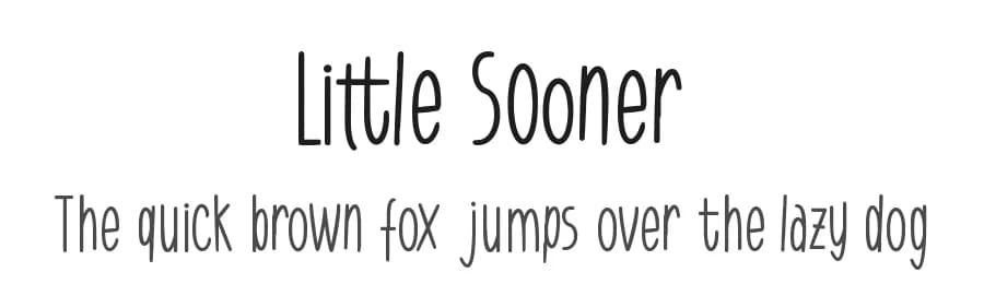 Little Sooner by DumadiStyle — Script Handwritten Font