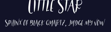 Little Star by Sofian — Script Handwritten Font — thumbnail 2