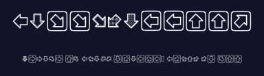 Littlearrows by Kusane Hexaku — Dingbats Font — thumbnail 2