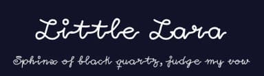 Little Lara by Ideas and Apps — Script Handwritten Font — thumbnail 2