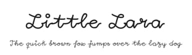 Little Lara by Ideas and Apps — Script Handwritten Font — thumbnail 1