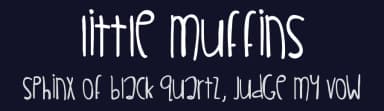 Little Muffins by Des Gomez — Script Handwritten Font — thumbnail 2