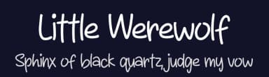Little Werewolf by Ade Budiman — Script Handwritten Font — thumbnail 2