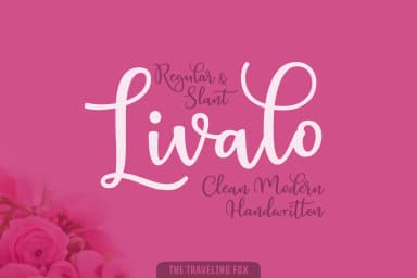 Livalo Font by The Traveling Fox — Script Handwritten Font — thumbnail 1