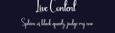 Live Content by Andi Moz — Script Handwritten Font — thumbnail 2