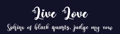 Live Love by Bearytype — Script Handwritten Font — thumbnail 2