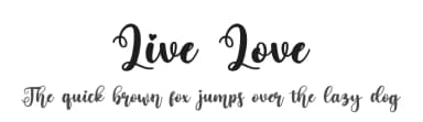 Live Love by Bearytype — Script Handwritten Font — thumbnail 1