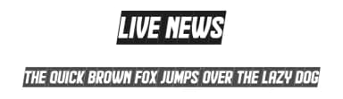 Live News by Vladimir Nikolic — Sans Serif Font — thumbnail 1