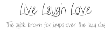 Live Laugh Love by Vanessa Bays — Script Handwritten Font — thumbnail 1