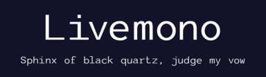Livemono by Letterhend Studio — Sans Serif Font — thumbnail 2