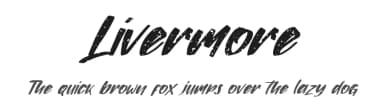 Livermore by Kong Font — Script Handwritten Font — thumbnail 1