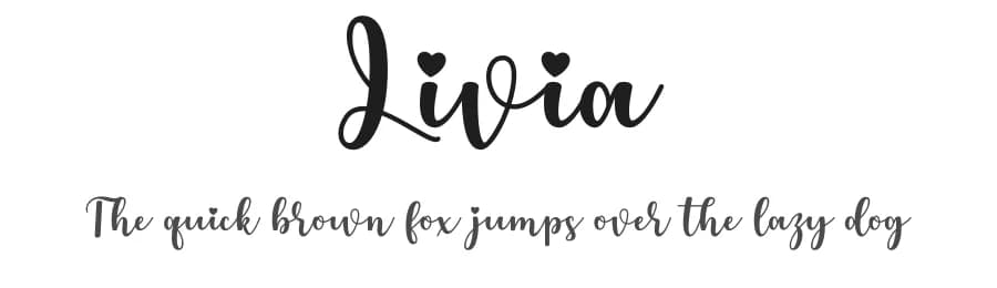 Livia by Fillo Graphic — Script Handwritten Font