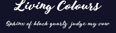 Living Colours by Billy Argel Fonts ® — Script Handwritten Font — thumbnail 2