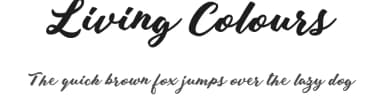 Living Colours by Billy Argel Fonts ® — Script Handwritten Font — thumbnail 1
