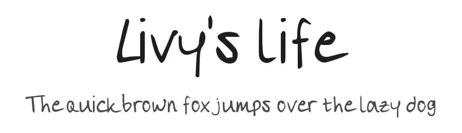 Livy's life by lkoopman - SWAT — Script Handwritten Font
