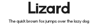 Lizard by Matias Romero — Sans Serif Font — thumbnail 1