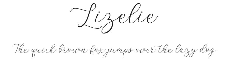 Lizelie by Java Pep — Script Handwritten Font