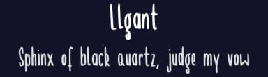 Llgant by mika — Script Handwritten Font — thumbnail 2
