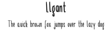 Llgant by mika — Script Handwritten Font — thumbnail 1