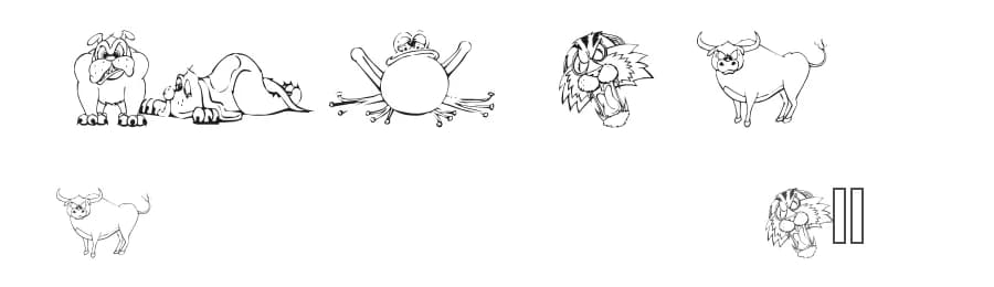 LM Animal Toons by Lisa Marie — Dingbats Font