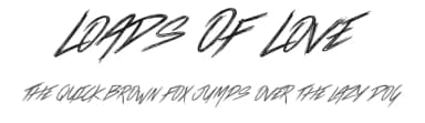 Loads Of Love by JSH creates — Script Handwritten Font — thumbnail 1