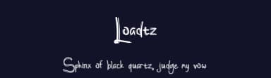 Loadtz by Jadatype — Script Handwritten Font — thumbnail 2