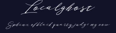 Localghost by Alit Design — Script Handwritten Font — thumbnail 2