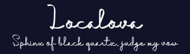 Localova by inst.ink!type — Script Handwritten Font — thumbnail 2