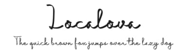 Localova by inst.ink!type — Script Handwritten Font — thumbnail 1
