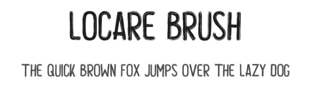 Locare Brush by Miftah Locare — Script Handwritten Font