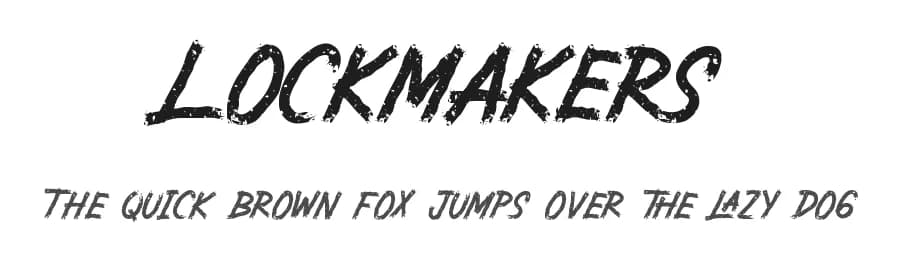 Lockmakers by Calligraphy Fonts — Script Handwritten Font