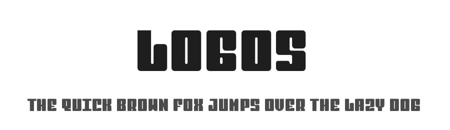 Logos by Kong Font — Sans Serif Font