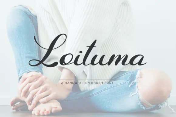 Loituma Font by Pasha Larin — Script Handwritten Font